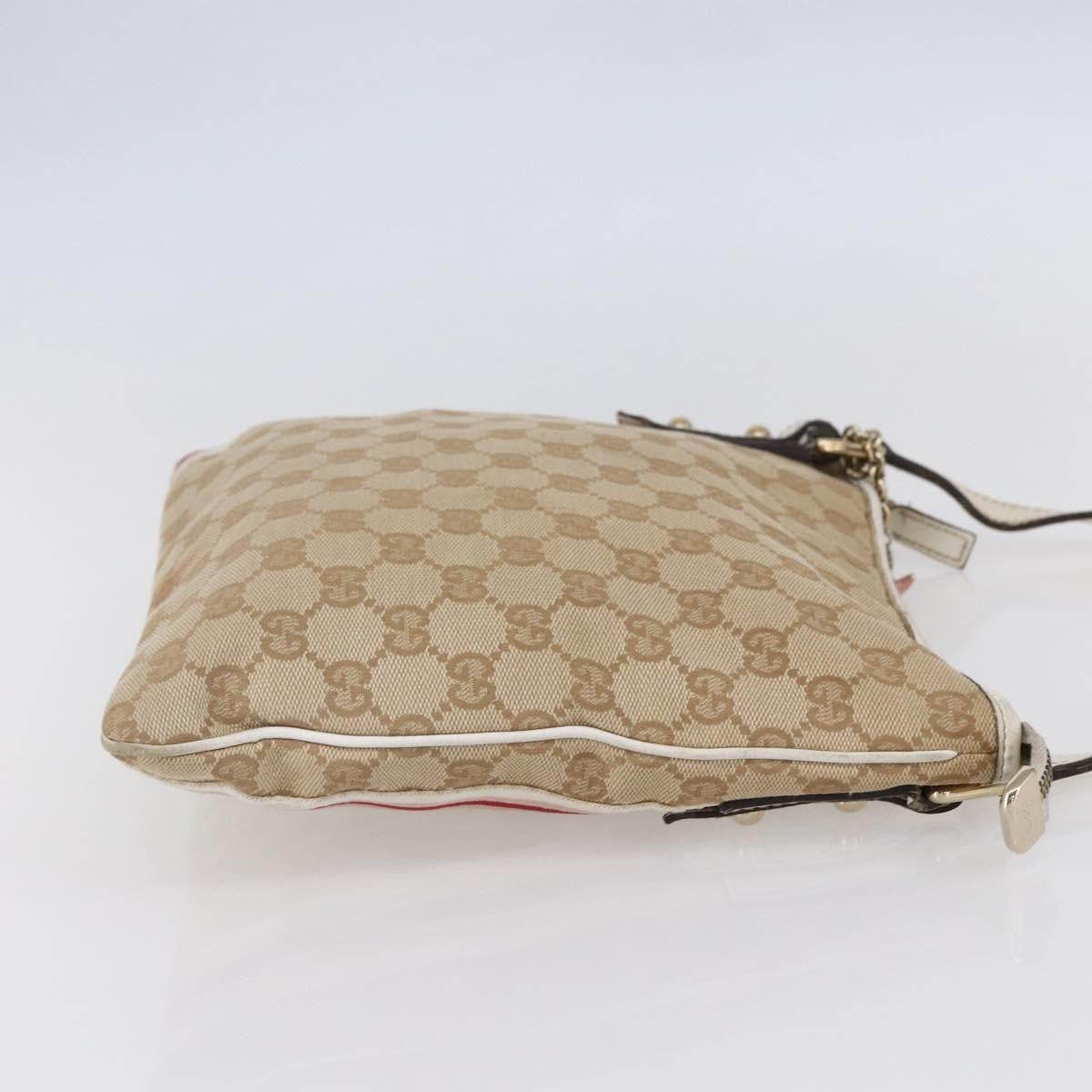 Gucci Jolicoeur Messenger Bag Gg Canvas Beige Canvas Shoulder Bag Bag (Pre-Loved)