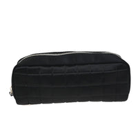 Chanel Chocolate Bar Clutch Nylon Black Nylon Clutche & Pouche Bag (Authentic Pre-Loved)