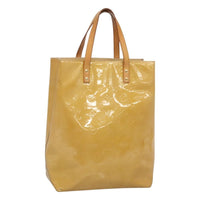 Louis Vuitton Reade Handbag Monogram Vernis Beige Patent_Leather Tote Bag Bag (Authentic Pre-Loved)