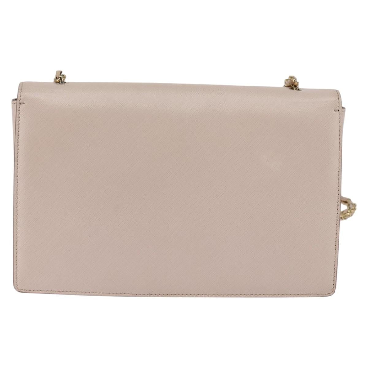 Salvatore Ferragamo Ginny Crossbody Bag Leather Pink Leather Shoulder Bag Bag (Authentic Pre-Loved)