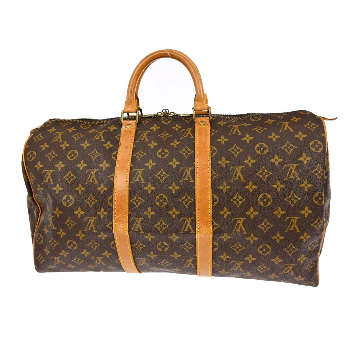 Louis Vuitton Louis Vuitton Keepall Bag Monogram Canvas Brown Canvas Travel Bag Bag (Authentic Pre-Loved)