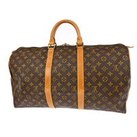 Louis Vuitton Louis Vuitton Keepall Bag Monogram Canvas Brown Canvas Travel Bag Bag (Authentic Pre-Loved)