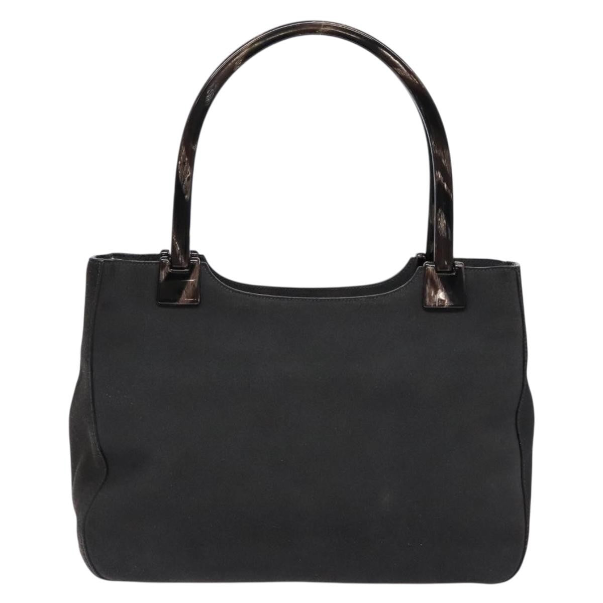 Prada Vintage Tote Suede Gray Suede Tote Bag Bag (Pre-Loved)
