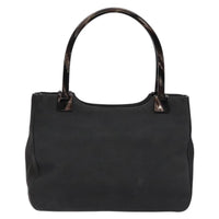 Prada Vintage Tote Suede Gray Suede Tote Bag Bag (Pre-Loved)
