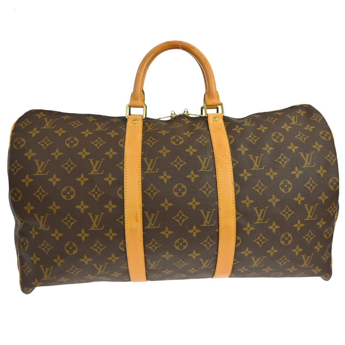Louis Vuitton Louis Vuitton Keepall Bag Monogram Canvas Brown Canvas Travel Bag Bag (Pre-Loved)