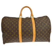 Louis Vuitton Louis Vuitton Keepall Bag Monogram Canvas Brown Canvas Travel Bag Bag (Pre-Loved)