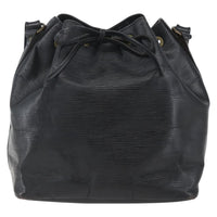 Louis Vuitton Petit Noe Handbag Epi Leather Black Leather Shoulder Bag Bag (Authentic Pre-Loved)