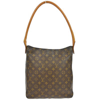 Louis Vuitton Monogram Looping Handbag Monogram Canvas Brown Canvas Shoulder Bag Bag (Authentic Pre-Loved)