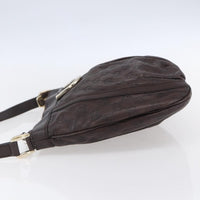 Gucci D Ring Messenger Bag Guccissima Leather Burgundy Leather Shoulder Bag Bag (Authentic Pre-Loved)