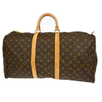 Louis Vuitton Louis Vuitton Keepall Bag Monogram Canvas Brown Canvas Travel Bag Bag (Authentic Pre-Loved)
