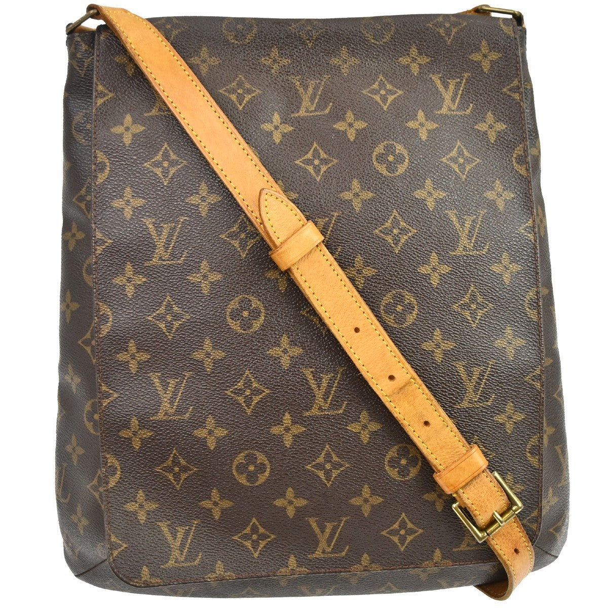 Louis Vuitton Louis Vuitton Musette Handbag Monogram Canvas Brown Canvas Shoulder Bag Bag (Authentic Pre-Loved)