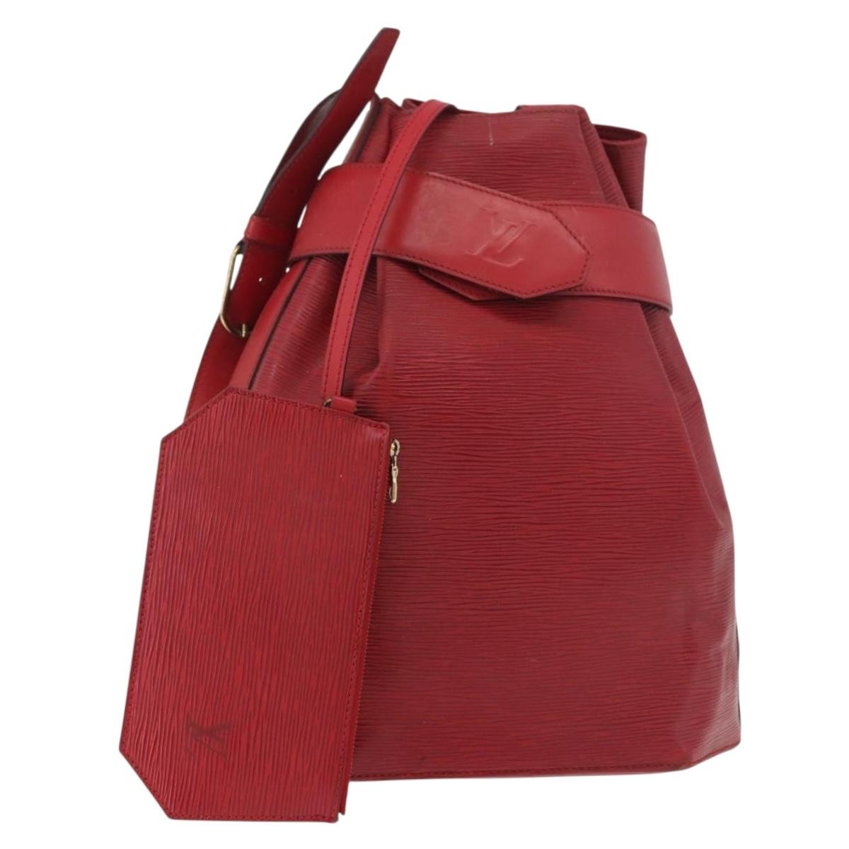 Louis Vuitton Vintage Sac D'epaule Handbag Epi Leather Red Leather Shoulder Bag Bag (Authentic Pre-Loved)