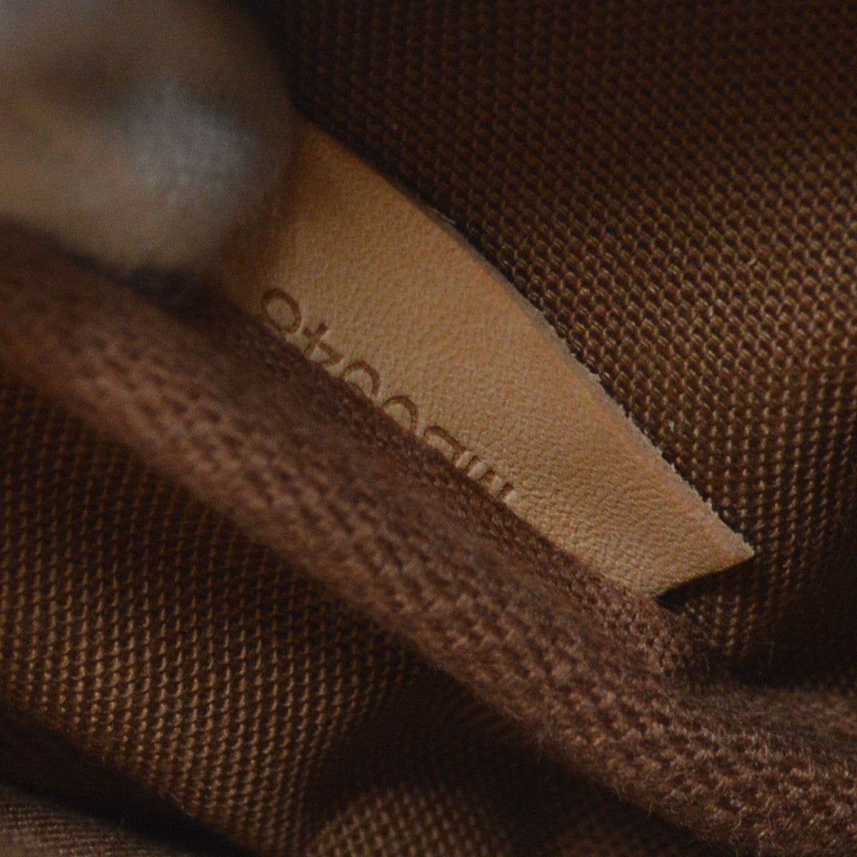 Louis Vuitton Saumur Handbag Monogram Canvas Brown Canvas Shoulder Bag Bag (Pre-Loved)