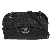 Chanel Chanel Chanel Matelassé Cuir Noir Black Leather Black Calfskin Shoulder Bag Bag (Pre-Loved)