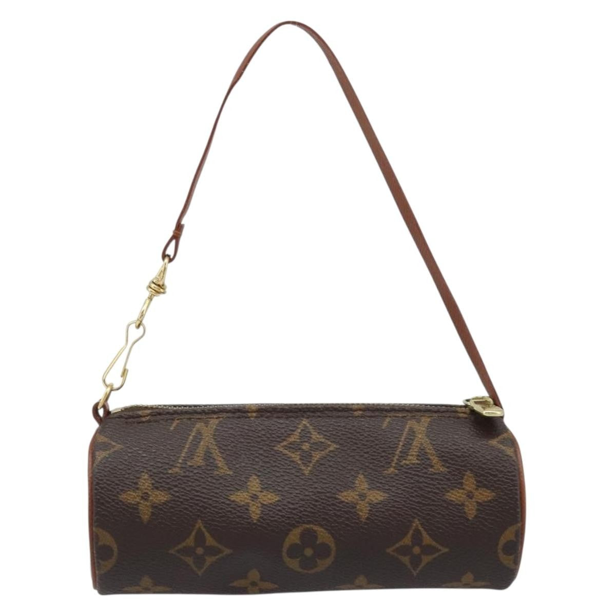 Louis Vuitton Papillon Pochette Monogram Canvas Brown Canvas Clutche & Pouche Bag (Authentic Pre-Loved)