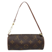 Louis Vuitton Papillon Pochette Monogram Canvas Brown Canvas Clutche & Pouche Bag (Authentic Pre-Loved)