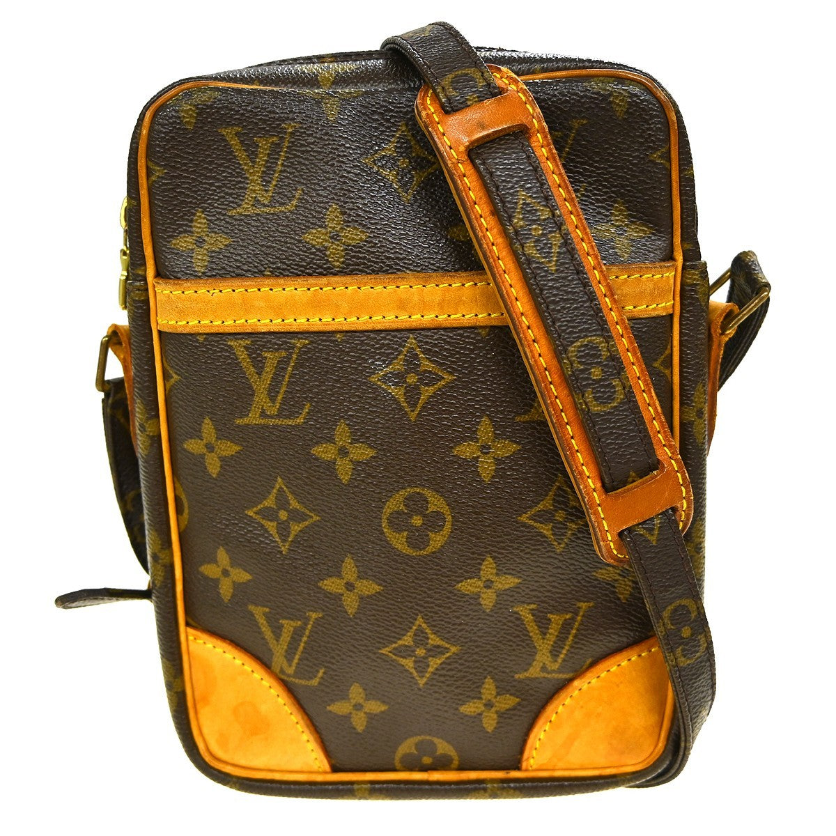 Louis Vuitton Louis Vuitton Danube Handbag Monogram Canvas Brown Canvas Shoulder Bag Bag (Authentic Pre-Loved)
