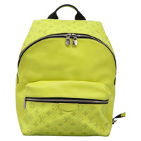 Louis Vuitton Discovery Backpack Monogram Taigarama Yellow Leather Backpack Bag (Authentic Pre-Loved)