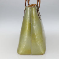 Louis Vuitton Houston Handbag Monogram Vernis Green Patent_Leather Tote Bag Bag (Authentic Pre-Loved)