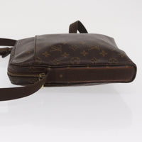 Louis Vuitton Trotteur Beaubourg Handbag Monogram Canvas Brown Canvas Shoulder Bag Bag (Authentic Pre-Loved)