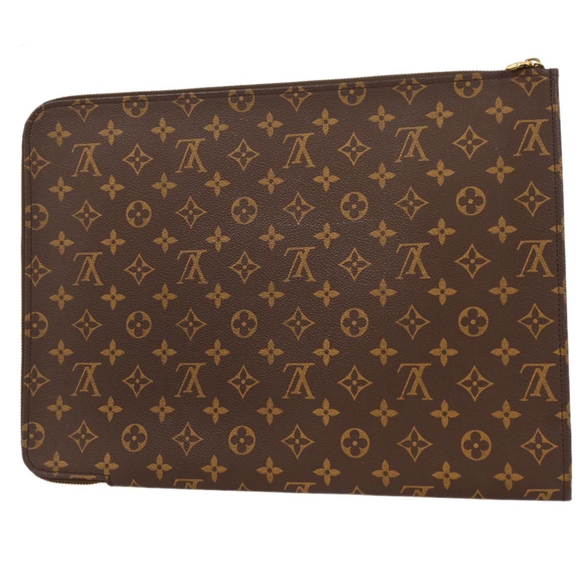 Louis Vuitton Etui Voyage Pouch Monogram Canvas Brown Canvas Clutche & Pouche Bag (Authentic Pre-Loved)
