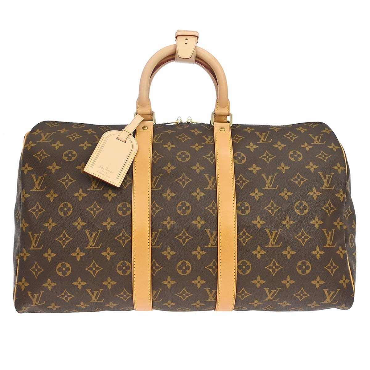 Louis Vuitton Louis Vuitton Keepall Bag Monogram Canvas Brown Canvas Travel Bag Bag (Pre-Loved)