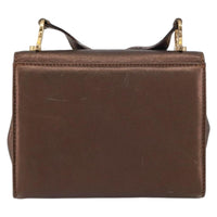 Salvatore Ferragamo Gancini Shoulder Bag Leather Gold Leather Shoulder Bag Bag (Authentic Pre-Loved)