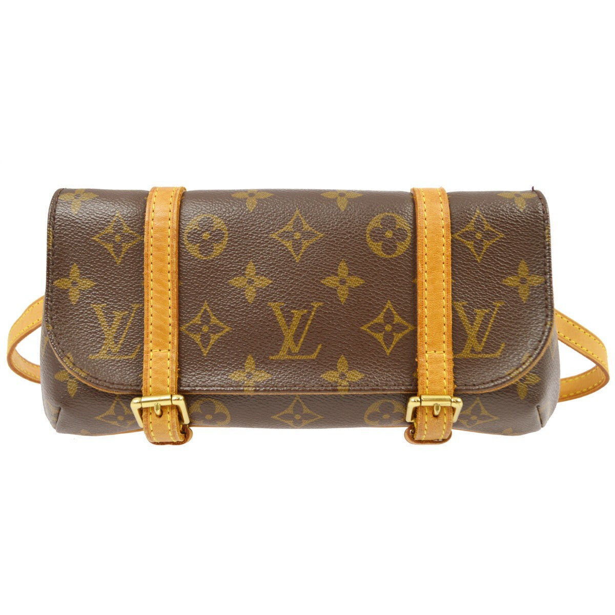 Louis Vuitton Marelle Waist Bag Monogram Canvas Brown Canvas Clutche & Pouche Bag (Authentic Pre-Loved)