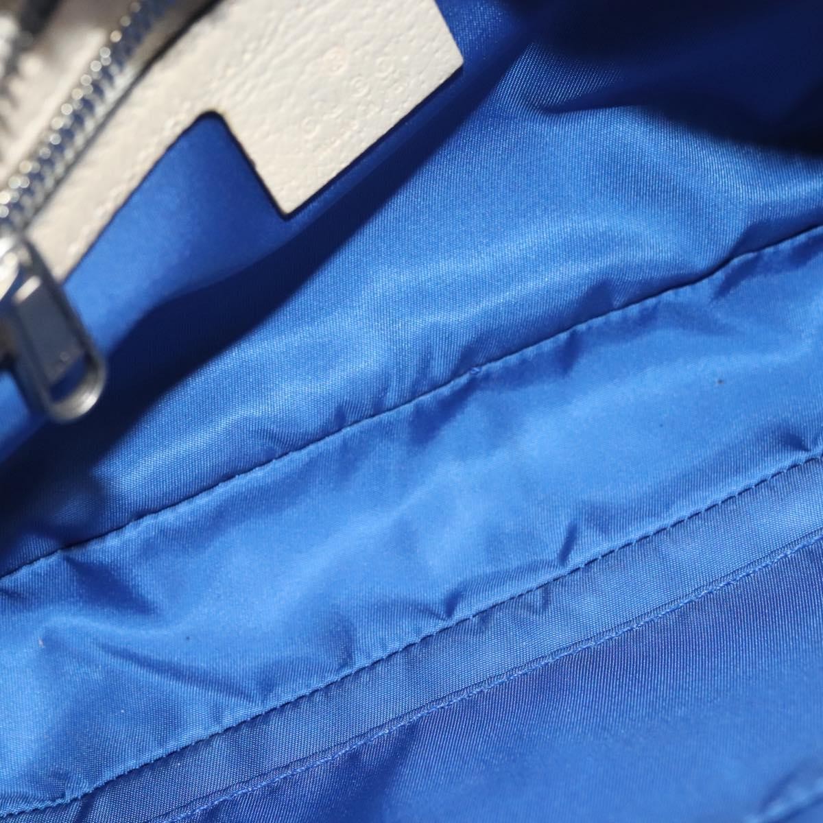 Gucci Off The Grid Belt Bag Gg Econyl Blue Canvas Shoulder Bag Bag (Pre-Loved)
