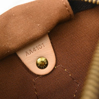 Louis Vuitton Speedy Handbag Monogram Canvas Brown Canvas Handbag (Pre-Loved)