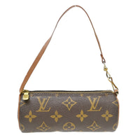 Louis Vuitton Papillon Pochette Monogram Canvas Brown Canvas Clutche & Pouche Bag (Authentic Pre-Loved)