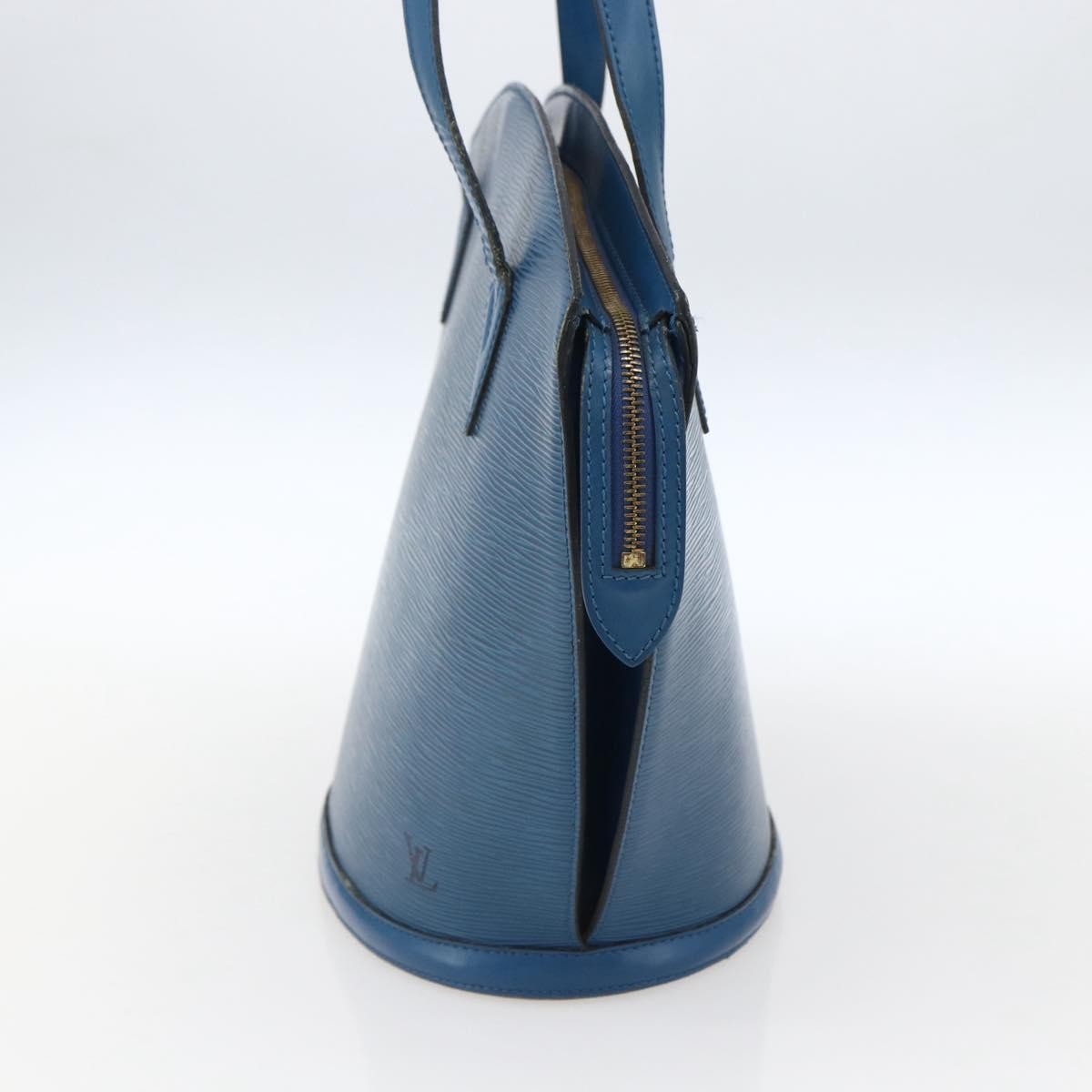 Louis Vuitton Saint Jacques Handbag Epi Leather Blue Leather Shoulder Bag Bag (Pre-Loved)