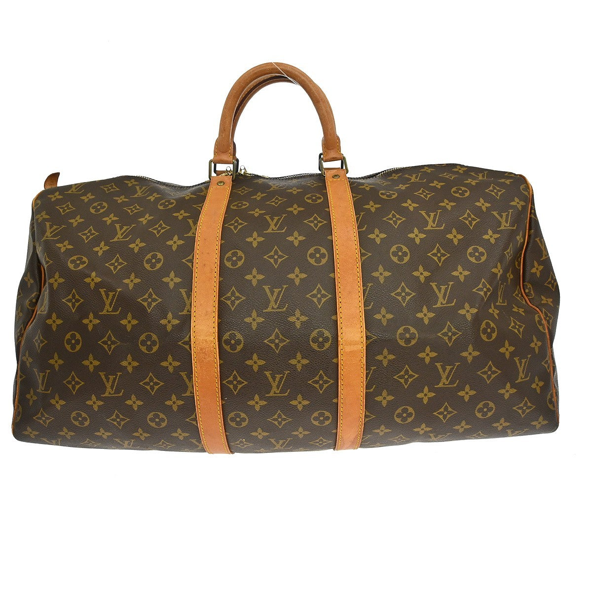 Louis Vuitton Louis Vuitton Keepall Bag Monogram Canvas Brown Canvas Travel Bag Bag (Pre-Loved)