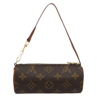 Louis Vuitton Papillon Pochette Monogram Canvas Brown Canvas Clutche & Pouche Bag (Pre-Loved)