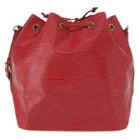 Louis Vuitton Petit Noe Handbag Epi Leather Red Leather Shoulder Bag Bag (Authentic Pre-Loved)