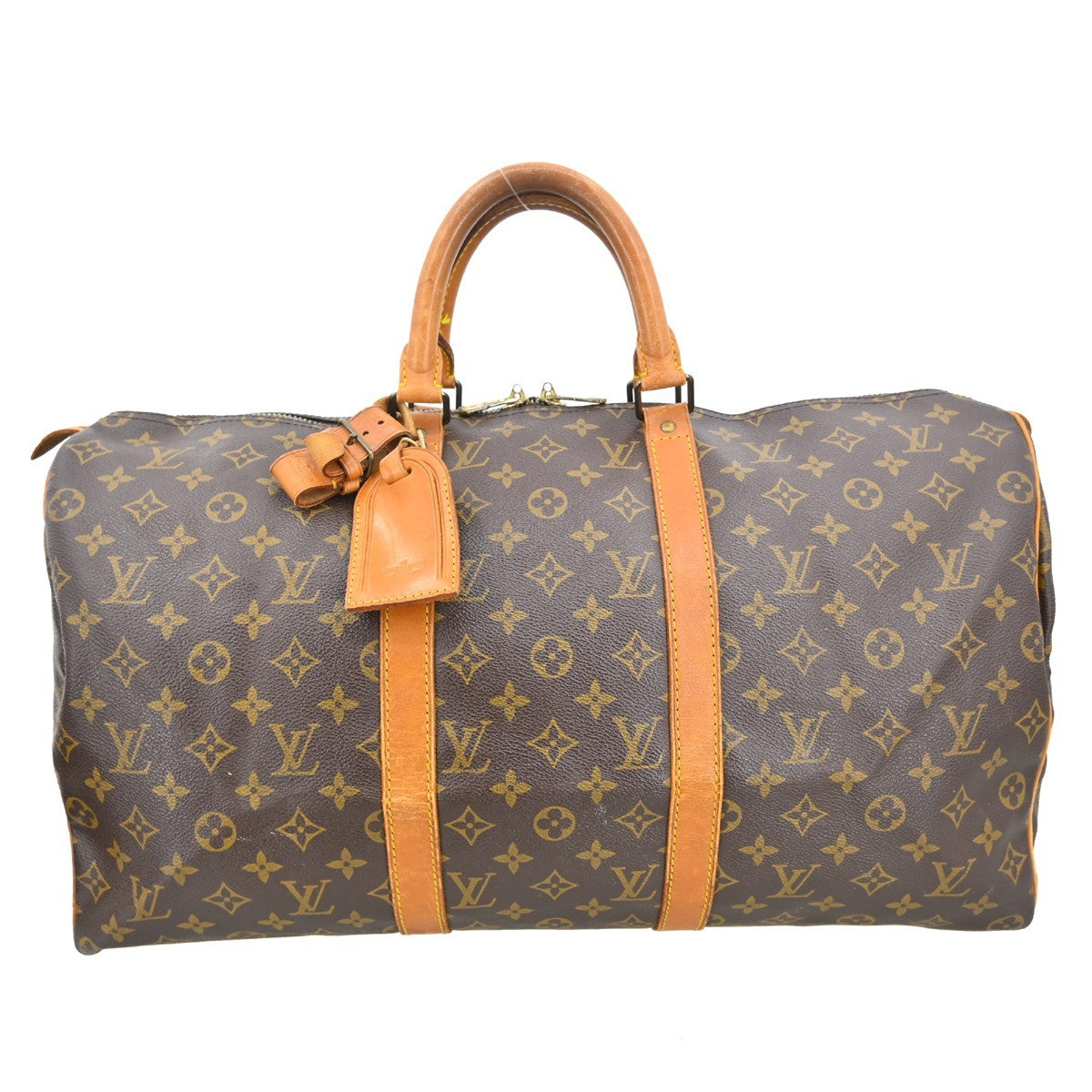 Louis Vuitton Louis Vuitton Keepall Bag Monogram Canvas Brown Canvas Travel Bag Bag (Pre-Loved)