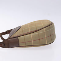 Burberry Nova Check Shoulder Bag Canvas Beige Canvas Shoulder Bag Bag (Authentic Pre-Loved)