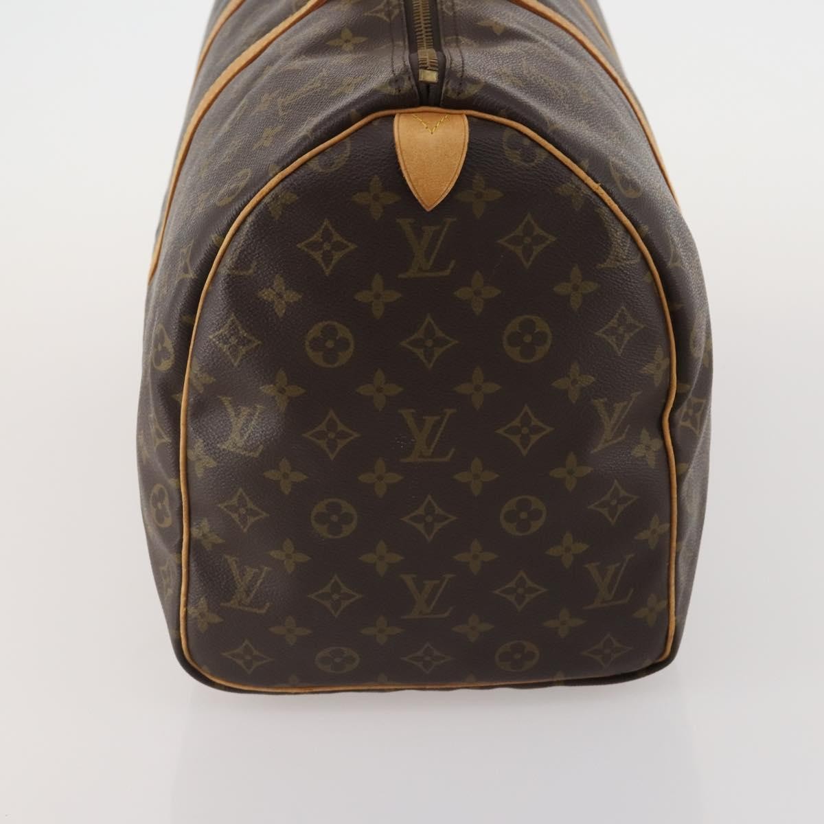 Louis Vuitton Keepall Bag Monogram Canvas Brown Canvas Travel Bag Bag (Pre-Loved)
