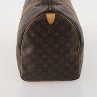 Louis Vuitton Keepall Bag Monogram Canvas Brown Canvas Travel Bag Bag (Pre-Loved)