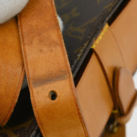 Louis Vuitton Cartouchiere Handbag Monogram Canvas Brown Canvas Shoulder Bag Bag (Authentic Pre-Loved)