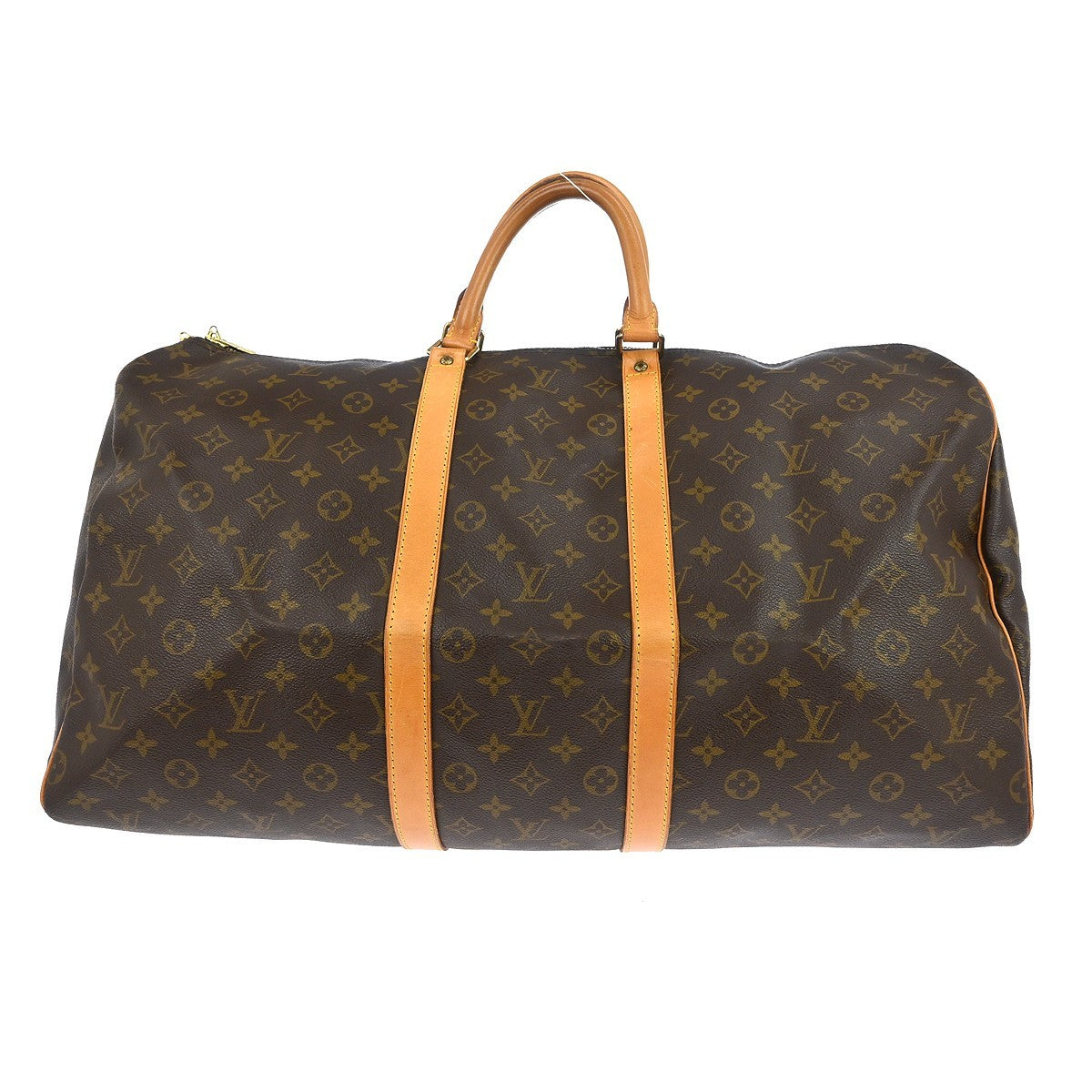 Louis Vuitton Louis Vuitton Keepall Bag Monogram Canvas Brown Canvas Travel Bag Bag (Pre-Loved)
