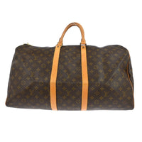 Louis Vuitton Louis Vuitton Keepall Bag Monogram Canvas Brown Canvas Travel Bag Bag (Pre-Loved)