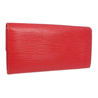 Louis Vuitton Wallet Epi Epi Leather Red Leather Wallets Accessory (Pre-Loved)
