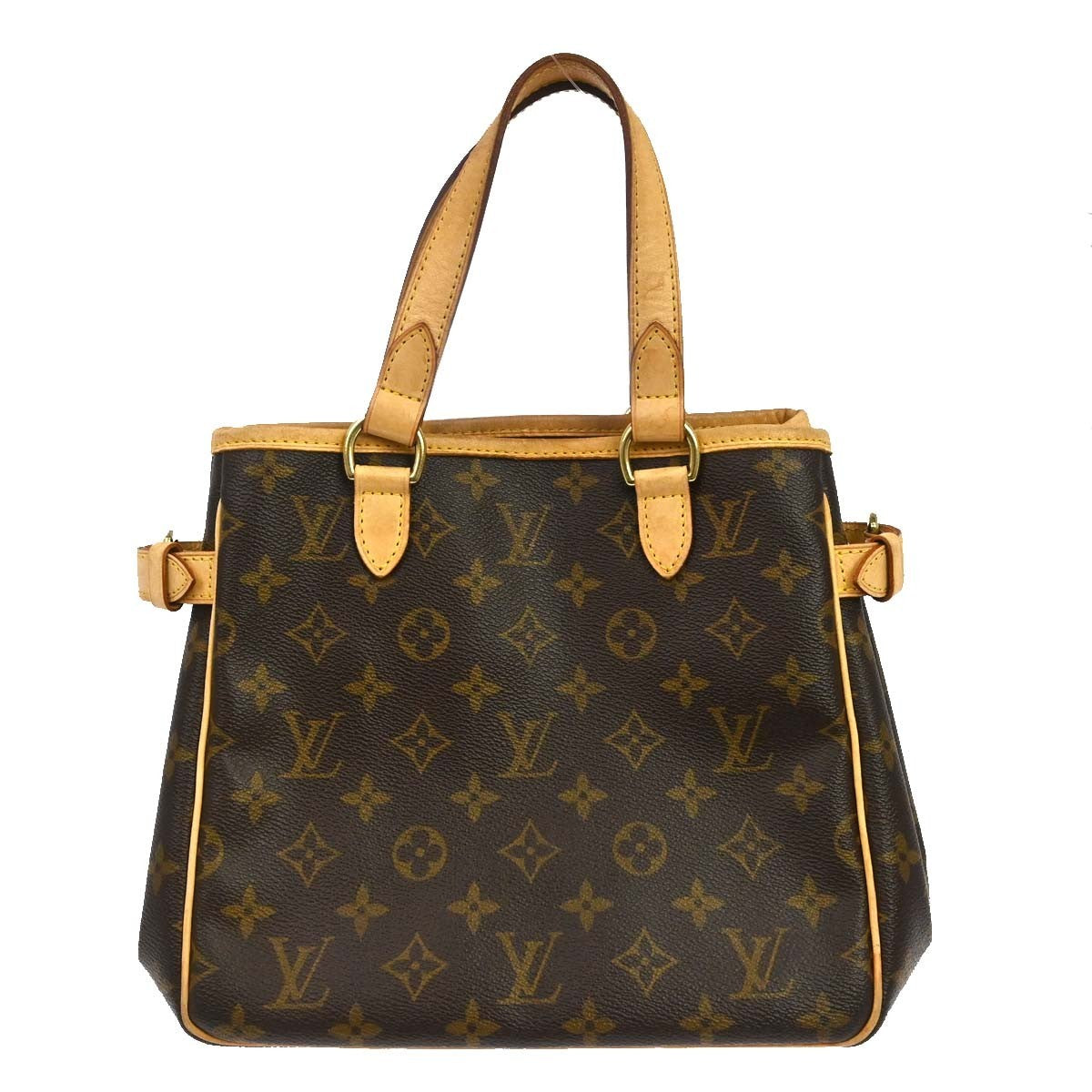 Louis Vuitton Batignolles Handbag Monogram Canvas Brown Canvas Tote Bag Bag (Pre-Loved)