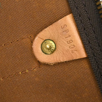 Louis Vuitton Keepall Bag Monogram Canvas Brown Canvas Travel Bag Bag (Authentic Pre-Loved)