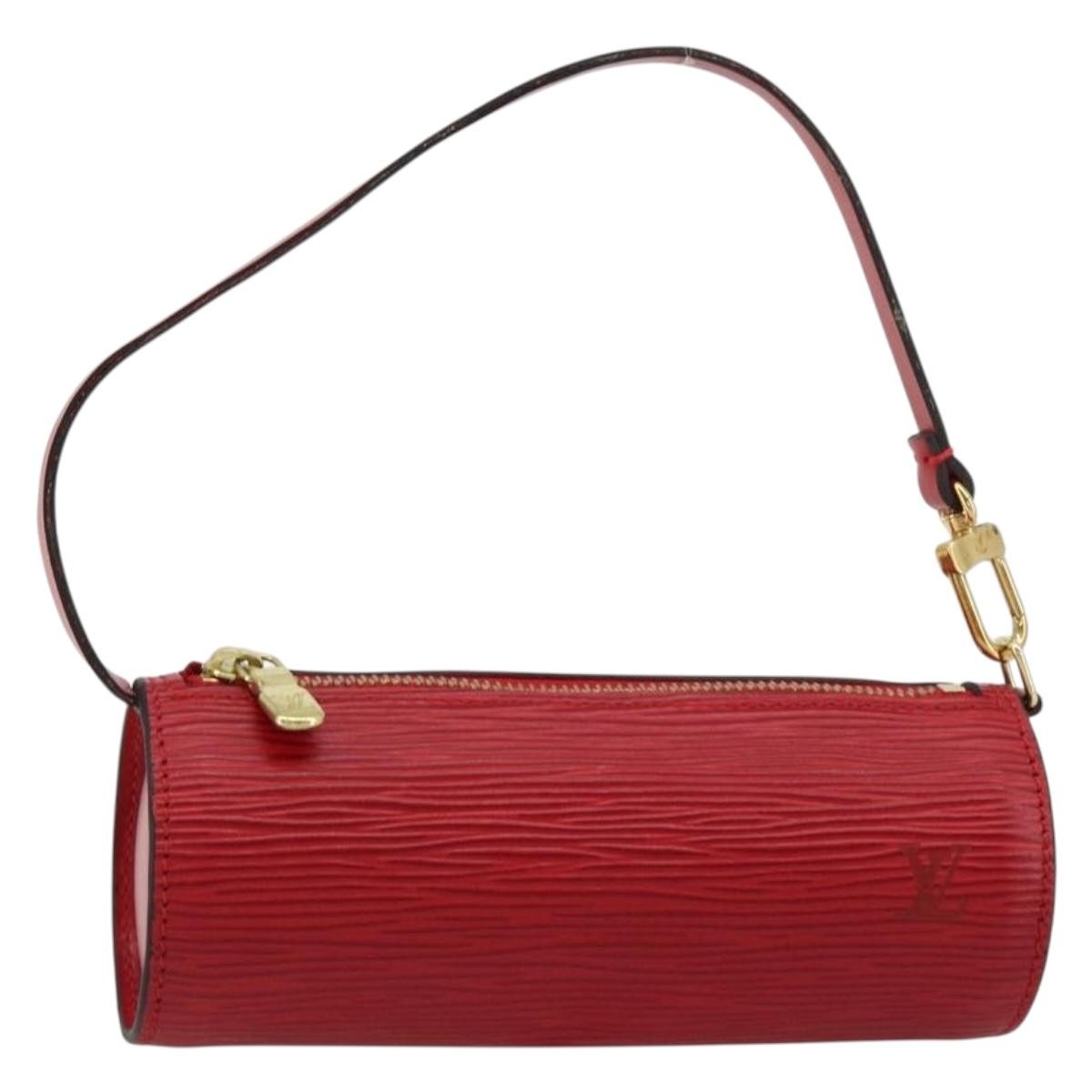 Louis Vuitton Soufflot Pochette Epi Leather Red Leather Clutche & Pouche Bag (Pre-Loved)