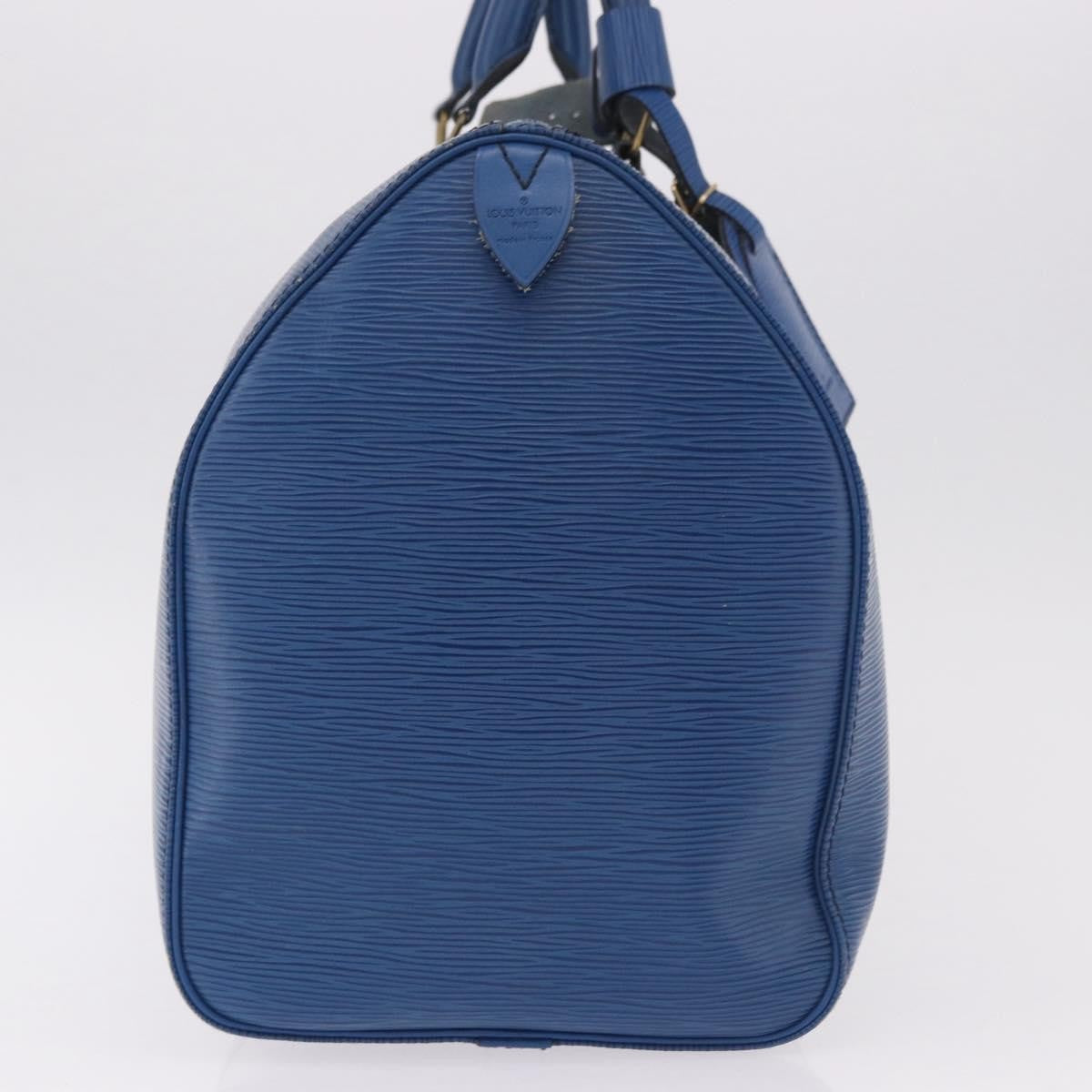 Louis Vuitton Louis Vuitton Keepall Bag Epi Leather Blue Leather Travel Bag Bag (Authentic Pre-Loved)