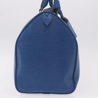 Louis Vuitton Louis Vuitton Keepall Bag Epi Leather Blue Leather Travel Bag Bag (Authentic Pre-Loved)