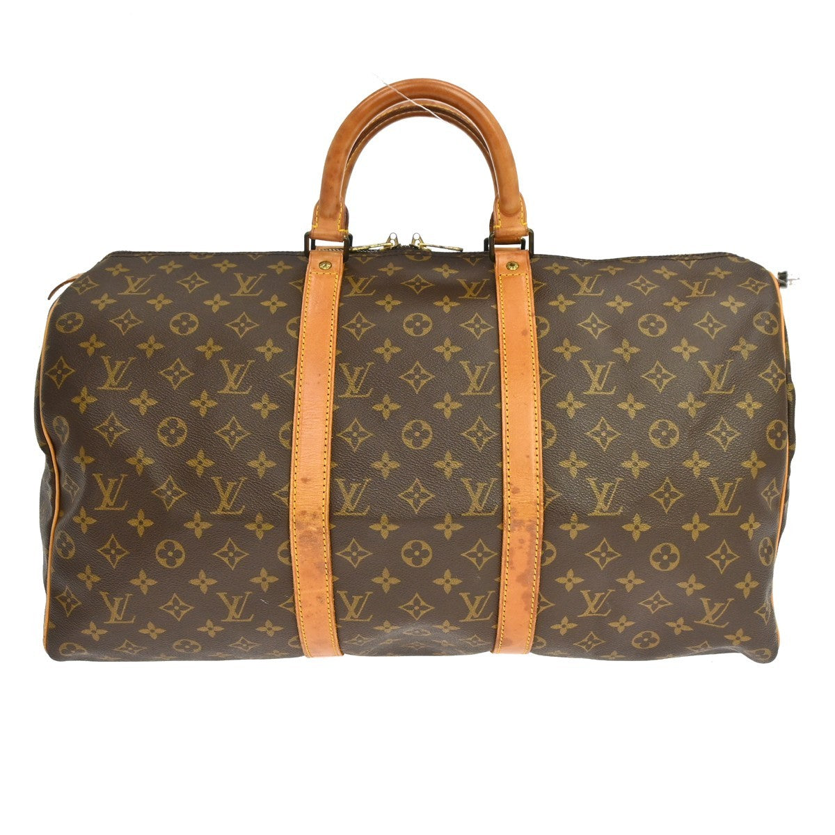 Louis Vuitton Louis Vuitton Keepall Bag Monogram Canvas Brown Canvas Travel Bag Bag (Authentic Pre-Loved)