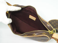 Louis Vuitton Croissant Handbag Monogram Canvas Brown Canvas Shoulder Bag Bag (Pre-Loved)
